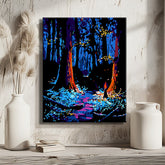 Painting by Numbers Abstract Fork in the Road